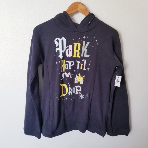 DISNEY PARKS Hoodie Park Hop Till You Drop - Picture 5 of 10